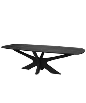 
De Brix Montreaux Zwarte Eetkamertafel van 220 cm is een prachtige toevoeging aan elke moderne eetkamer. Deze royale tafel biedt ruimte voor het hele gezin en is perfect voor gezellige diners en lange avonden. Het stijlvolle ontwerp combineert functionaliteit met een elegante uitstraling, waardoor de Montreaux een echte blikvanger is. Geniet van de warme uitstraling van het mangohout en de stoere zwarte kleur die moeiteloos in verschillende interieurstijlen past.Deze Brix eettafel is vervaardigd uit hoogwaardig mangohout, wat bekend staat om zijn duurzaamheid en unieke nerfstructuur. Het onderstel is verkrijgbaar met een Matrix-poot of een Ypsilon-poot, waardoor je de tafel kunt afstemmen op jouw persoonlijke smaak. De zwarte afwerking geeft de tafel een moderne en industriële look. Met zijn lengte van 220 cm biedt de Montreaux comfortabel plaats aan 6 personen. Ideaal voor zowel dagelijks gebruik als speciale gelegenheden. De ovale, rechthoekige of Deens ovale vorm zorgt voor een speels effect en maakt de tafel geschikt voor diverse ruimtes.Hoogte76 cmBreedte100 cmLengte220 cmDiepte100 cmDiameter100 cmAfmetingen220 x 100 x 76 cmMateriaalMangohoutKleurZwartGewicht90 kgSKU31406 / LIV-31406 / 13668-BL26-31406CollectieBrixCategorieEetkamertafelsVormOvaal / Rechthoek / Deens ovaalOnderhoudGreenfix Black / Schoonmaken met een vochtige doekType onderstelMatrix-Poot / Ypsilon-pootGeschikt voor aantal personen6StijlModernGarantie2 jaar