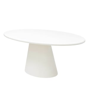 
Op zoek naar een eettafel die jouw interieur een stoere en frisse upgrade geeft? Dan is KICK eettafel MORRIS precies wat je zoekt.Met z’n ovale vorm, robuuste uitstraling en strakke lijnen is MORRIS dé perfecte mix van industrieel en eigentijds. De betonlook afwerking geeft de tafel een ‘edgy touch’, terwijl de organische vorm zorgt voor een zachte, toegankelijke vibe. Merk: Kick Collection Kleur: Wit Hoogte: 75 cm Breedte: 200 cm Diepte: 110 cm Gewicht: 94 kg Materiaal: Hout en beton