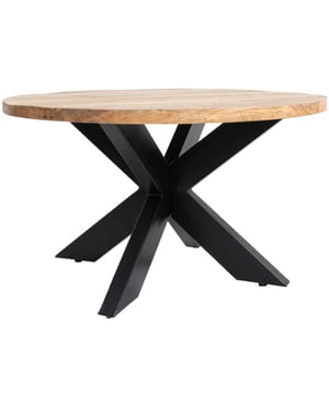
Bob nu ook als salontafel! Deze salontafel van mangohout met spinpoot is een prachtige toevoeging aan elk interieur. Het mangohout geeft de tafel een warme uitstraling en de spinpoot zorgt voor een eigentijds design. Mangohout is een perfect materiaal voor meubels omdat het niet alleen stevig is, maar ook gemakkelijk te onderhouden. Afmetingen: 80 x 80 x 46 cm.OnderhoudMangohout heeft in het algemeen weinig onderhoud nodig en is behandeld tegen vocht en vlekken. Wij geven echter geen garantie op het eventueel ontstaan van oneffenheden. Om beschadigingen, vlekken en kringen te voorkomen, raden wij aan om onderzetters en/of viltjes te gebruiken.Het mangohout is afgewerkt met een beschermlaag. Om het hout te beschermen én mooi en levendig te houden raden wij aan om het hout 2 tot 4 keer per jaar te behandelen met Elite Polish. Merk: Home67 Materiaal: Metaal Kleur: Bruin;Zwart EAN: 8720769975969