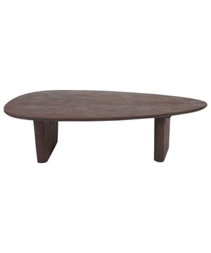 
Salontafel Rudo is de perfecte toevoeging voor een modern interieur dat eenvoud en functionaliteit waardeert. Deze salontafel heeft een organisch blad van hoogwaardig mangohout in een rijke espresso kleur, wat zorgt voor een warme uitstraling. Het eenvoudige design wordt versterkt door twee robuuste poten die haaks op het blad zijn geplaatst en de tafel een strakke, stijlvolle uitstraling geven. De combinatie van het organische blad en de eenvoudige poten creëert een minimalistisch en tijdloos ontwerp. Onderhoud Mangohout heeft in het algemeen weinig onderhoud nodig en is behandeld tegen vocht en vlekken. Gebruik een lichtvochtige doek om de tafel schoon te maken. Wij geven echter geen garantie op het eventueel ontstaan van oneffenheden. Om beschadigingen, vlekken en kringen te voorkomen, raden wij aan om onderzetters en/of viltjes te gebruiken. Het mangohout is afgewerkt met een beschermlaag. Om het hout te beschermen én mooi en levendig te houden raden wij aan om het hout 2 tot 4 keer per jaar te behandelen met Elite Polish. Merk: Home67 Materiaal: Mangohout Kleur: Bruin