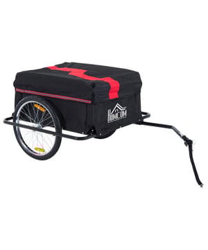 
belangrijkste punten:Erg flexibel: Als u de fietsaanhanger niet nodig hebt, kunt u eenvoudig de wielen, de aanhangerkoppeling en de transportbox demonteren en plat opvouwen. Ingeklapt heeft de aanhanger een goede afmeting voor ruimtebesparende opslag.Hoogwaardige afwerking: Met waterdichte Oxford stoffen, een stevig stalen frame en antislip rubberen banden heeft de aanhanger een zeer lange levensduur. Dankzij de universele koppeling is de aanhanger snel en eenvoudig op vrijwel elke fiets te bevestigen.Grote opbergruimte: Met een opslagcapaciteit van 84,5 l x 61 b x 38 h cm vindt u voldoende ruimte voor uw behoeften.Veilige rit: Dankzij de grote 20 inch banden is de aanhanger makkelijk te trekken. De rode rode velgreflectoren zorgen voor beter zicht.Gegevens: Totale afmetingen: 140 l x 88 b x 60 h cm, Afmetingen transportbox: 84,5 l x 61 b x 38 h cm, Kleur: zwart, Materiaal: staal, oxford, Max. draagvermogen: 40 kg.Technische specificaties: Materiaal: 600D Oxford stalen buizen Totale afmetingen: 140 x 88 x 60 cm (lxbxh) Afmetingen transportbox: 84,5 l x 61 b x 38 h cm Max. draagvermogen: 40 kg 20" luchtbanden Gewicht: 16 kg Kleur: rood/zwartTwee reflectoren per wiel - Afmeting: - Kleur: Zwart - Materiaal: Kunststof