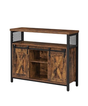 
Productkenmerken: Lage kast met 2 schuifdeuren. Verstelbare plank in hoogte. Industriële stijl - Rustiek bruin en zwart. Perfect voor het inrichten van de woonkamer. Statische belasting van het bovenste blad: 45 kg-max. Statische belasting van de open plank: 18 kg-max. Statische belasting van de interne plank: 18 kg. Productafmetingen: Breedte 33 cm x Lengte 100 cm x Hoogte 80 cm - Nettogewicht: 28,7 kg. Verpakkingafmetingen: Breedte 24 cm x Hoogte 45 cm x Diepte 111,5 cm - Bruto gewicht: 28,7 kg. Merk: CaliCosy Kleur: Brown