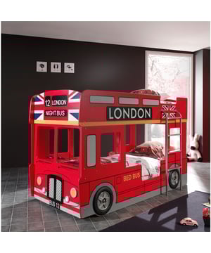 
Dit LONDON BUS stapelbed is vervaardigd uit rood gelakte MDF. De montage van het bed kan enkel zoals op de foto. De ladder kan slechts aan 1 zijde gemonteerd worden. De lattenbodem en LED-lampen zijn inbegrepen. Het bed is geschikt voor een matras van 90x200cmOntdek de belangrijkste kenmerken van dit product in onderstaande punten:- LONDON BUS stapelbed- Rood gelakte MDF- Enkele montagezijde- Inclusief lattenbodem- 90x200 cm- Exclusief matras en bedlinnenAndere zaken die goed zijn om te weten:- Fun stijl- In slechts 120 minuten gemonteerd- Het pakket wordt in 5 dozen geleverd- Het artikel is afgewerkt met een Lak- Volgens de hoogste normen gecertificeerd. EN 747 gecertificeerd- Gemaakt van FSC gekeurd hout- Inclusief lattenbodem- Gemaakt van MDFOver het merkVipack is een familiebedrijf gespecialiseerd in de ontwikkeling en distributie van meubilair voor kinderen en jongeren. Onze kracht is de voortdurende ontwikkeling van nieuwe producten volgens de laatste trends van vandaag. Hierdoor kunnen we een breed assortiment commerciële producten met een eigentijdse look aanbieden tegen een betaalbare prijs.Ons assortiment omvat een verscheidenheid aan zorgvuldig vervaardigde stukken. Elk item is zorgvuldig ontworpen voor zowel kinderen als ouders. We besteden speciale aandacht aan details zoals ergonomie, veelzijdigheid en gebruiksgemak, zodat onze meubels naadloos in je dagelijkse routine passen. Van stevige constructies en niet-giftige materialen tot veilige sluitingen en gladde afwerkingen, elk aspect van onze meubels is zorgvuldig ontworpen om je kleintje een veilige en stijlvolle omgeving te bieden.  - Afmeting: 90 x 200 cm - Kleur: Rood - Materiaal: Hout