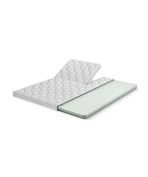 
Luxe HR Koudschuim Split topper 11cm - 180x200 cmSpecificaties2 jaar garantieMateriaal: Koudschuim SplitKleur: WitAfmetingen: 180x200 cm