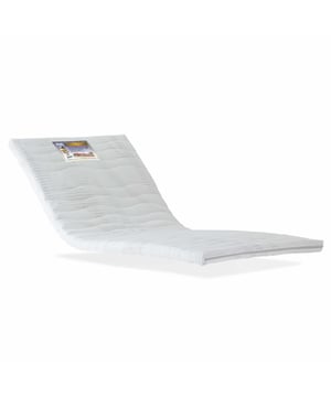
voor 'n absolute bodemprijs. Deze Nasa MatrasTopper maakt slapen tot ! U voelt geen enkele druk; het lichaam wordt weldadig gedragen. Werkelijk een wereld uitvinding van NASA. Comforter is een fantastisch drukverlagend Visco-elastische oplegmatras. De open celstructuur zorgt voor ventilatie en voorkomt vochtophoping.Lichaamsvormende traagschuim is volledig Non-Allergisch en stofvrij. Comforter drukverlagend Visco elastisch traagschuim Oplegmatras Comforter is de absolute top in Visco venti-foam oplegmatrassen. Met een heerlijk soepel en behaagelijk ligcomfort. Kern: 40mm Drukverlagend Visco-elastisch VENTI foam, ontwikkeld door de Nasa. Den.50 Tijkstof: Eco-Tex dubbeldoeks jersey CoolTouch: beschermt tegen overmatige hitte ! De tijkstof is voorzien van 3 zijdige rits voor eenvoudige reiniging, wasbaar op 30oC Elegante en plezierige soft-edge afwerking. Stiksel: schuifvrije Body-Stitch lichaamszone wave-stepping Afdeklagen: tweezijdig originele 150gr/m² ademende Dacron Clima-Soft hollowfibre Heerlijk soepel, zacht en vormend (Comfort klasse 2-Soepel) Volledig stofvrij, hyperallergeen, anti-bacterieel en Non-Allergisch Ongekende drukverlagende eigenschappen. Uitstekende ventilatie en absorptie Vrij van schadelijke stoffen Geschikt voor op elke type ondermatras (Óók veel gebruikt voor de Caravan) Geschikt voor verstelbare bedden Perfecte pasvorm voor alle standaard topperhoeslakens Elastisch en ondersteunend Geweldige vochtregulatie Anti-decubitus en lichaamsvormend. Als meeste gekozen door de hogere segmenten hotels Circa 6,4cm dik De oplossing tegen pijnlijke drukpunten Heerlijk lichtgewicht  NASA Visco-elastisch Venti Traagschuim Het speciaal door de NASA ontwikkelde Visco traagschuim is een uniek schuimsoort dat zich langzaam aan de contouren van het lichaam aanpast voor een sublieme ondersteuning met drukverlagend effect. Hierdoor wordt elk té harde ondermatras meteen heerlijk comfortabel en luxueus. Ons hoogwaardige Visco elastische traagschuim is voorzien van een speciale VENTI® behandeling. Door de unieke open censtructuur zorgt dit Venti-Vischo traagschuim® voor extra ventilatie en voorkomt vochtophoping. Dit drukverlagende Nasa Visco-elastisch Venti Traagschuim® zorgt voor een gezonde ondersteuning gedurende de nacht. Drukverlagend Behaarlijke temperatuur regulering Hygienisch Ventilerend Corrigerend vermogen Gezond Anti-Decubitus Non-Allergisch en stofvrij  COOL TOUCH tijkstof De NASA Comforter® topper is bekleed met een speciale CoolTouch dubbeldoeks jersey tijkstof. CoolTouch is temperatuur regulerend en stimuleert de ventilatie. Dit maakt de Comforter in elk seizoen een heerlijke topper. Men ondervindt door de Cooltouch technologie in de tijkstof 'n aangenaam en zachter slaapklimaat.De speciale tijkstof is voorzien van een ritssluiting aan 3 zijden, waardoor deze gemakkelijk afneembaar en wasbaar is. Volledig anti-allergisch, anti-bacterieel Extra ventilerend Sneldrogend Streelzacht Machine wasbaar Eco-Tex en volledig gevrijwaard van schadelijke stoffen  Waarom 'n Topper? De matrastopper bovenop uw eigen matras lijkt een nieuw fenomeen. Maar is helemaal niet zo. In de Scandinavische landen gebruikt men ze al eeuwen. En niet voor niets: de matrastopper kent écht ENORME voordelen. De allerbeste kwaliteit voor de allerlaagste prijs van Europa vindt U hier. Waarom ’n matrastopper?De matrastopper is ruim tien jaar geleden naar Nederland overgewaaid vanuit Scandinavië. Scandinavië was al een toonbeeld van frisheid en hygiëne. Maar vooral van zéér hoogstaand comfort….. Het gebruik van een topper bovenop de gewone matras biedt ENORME VOORDELEN.De matrastopper: maakt bedden opmaken veel eenvoudiger (want de topper is lekker licht). maakt het keren veel gemakkelijker (u keert tegenwoordig alleen nog de lichte matrastopper, en niet meer de loodzware ondermatras).-zorgt ervoor dat de hinderlijke naad tussen twee ondermatrassen verdwijnt. zorgt voor perfecte hygiëne en fris gevoel, en verhoogt de levensduur van de ondermatras. Maar het allerbelangrijkste……De Comforter topper geeft een FANTASTISCH luxueus zacht ligcomfort!!!!!   Meet u voor het bestellen uw dekbedmaat of matrasmaat op, zo bent u altijd zeker van de juiste maat. Comforter topmatrassen zijn verzegeld door een hygiëne-verzegeling, zo bent u ALTIJD gerustgesteld van een nieuw, ongebruikt en onbeslapen hygiënisch product. Controleer uw aankoop daarom zorgvuldig vóór het verbreken van de verzegeling en ingebruikname. Zo bent u altijd verzekerd van een nieuw en onbeslapen product. Dat slaapt toch net wat lekkerder!   Met dit product gaat u voor het hoogst haalbare slaapcomfort door middel van de meest strenge Europese kwaliteitscontroles. Naast kwaliteit staat hygiëne bij ons hoog in het vaandel; daarom ontvangt u altijd een nieuw, ongebruikt en onbeslapen en dus volledig fris product. Kortom: honderd procent nieuw van de hoogst haalbare kwaliteit zodat u met een gerust hart langdurig kunt genieten van uw aankoop. Dat slaapt toch lekkerder. Bovendien wordt uw bestelling zo compact en milieuvriendelijk mogelijk verpakt, zodat wij samen bijdragen aan een duurzame toekomst. CopyRock all rights reserved Merk: NachtrustOnline Materiaal: Traagschuim Kleur: Wit Afmetingen: 90x220cm EAN: 8720256479741