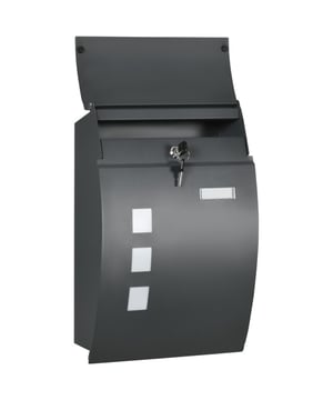 
Homcom Brievenbus voor aan de wand  met 2 sleutels en montagemateriaal. Gemaakt van duurzaam staal, is de structuur uiterst robuust en geschikt voor buitengebruik. De gleuf maakt het gemakkelijk om de post in te werpen. Bovendien biedt het veilige en afsluitbare ontwerp u de zekerheid dat alleen u toegang heeft tot de toegewezen post. Daarnaast voegt de elegante afwerking van de brievenbus een vleugje verfijning toe aan de buitenkant van uw huis. Ontworpen om vrijstaande op de grond te worden gemonteerd, maar kan ook worden opgehangen aan de wand.Belangrijke kenmerken:Verzinkte stalen behuizing: Robuust met een klepdeksel om de cilinder van het slot te beschermen - geschikt als buitenbrievenbus: bestand tegen roest en lichte weersinvloeden.Afsluitbare brievenbus: Bewaar uw bezorgde post veilig en alleen u heeft toegang. Inclusief twee sleutels.Details: De moderne brievenbus is voorzien van geluiddempende pads op het deksel. Bovendien heeft hij 3 kijkvensters, waardoor het gemakkelijk is om met slechts één blik naar de post te kijken.Wandmontage: Bevestig met schroeven en pluggen en hang hem op in de buurt van uw voordeur of poort. In slechts enkele minuten is uw buitenbrievenbus klaar voor de post. Leveringsomvang: 1 x Brievenbus 4 x Eco-Pad 4 x Schroef 4 x Verlengbout 2 x Sleutel 1 x Handleiding - Afmeting: - Kleur: Antraciet - Materiaal: Staal