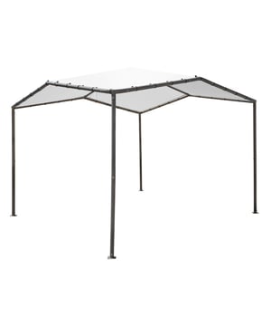 
ShelterLogic Paviljoen Canopia Pacifica  317x317x271 cm grijs. Een zonovergoten terras is fijn, maar een schaduwrijk plekje is nog leuker. En dat creëer je voor jezelf en je dierbaren met deze Shelter Logic terrasoverkapping. Het doet dienst als paviljoen, zonwering of schuilplaats en zet met zijn moderne uitstraling een stijlvol accent. De terrasoverkapping is snel en eenvoudig op te zetten en heeft een veilige stand door het duurzame, 5 cm lange stalen frame van gepoedercoat staal. Het hoogwaardige 300D zeildoek is even scheurvast als het is weerbestendig en biedt UV-A-bescherming - en UV-B-bescherming. Bijzondere kenmerken: Geschikt als terrasoverkapping, paviljoen, zonwering of overkapping Scheurvast, weer- en UV-bestendig (UV- A- en UV-B-bescherming) Eenvoudig en snel op te zetten Duurzaam frame van gepoedercoat staal Gewicht:  38,5kgMerk: ShelterLogic® Kleur: grijs - Afmeting: - Kleur: Grijs - Materiaal: Staal