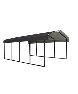 
Of het nu zon, regen of sneeuw is; Met deze stalen carport is uw auto het hele jaar door beschermd. Het uiterst solide dak van gegalvaniseerd roestvrij staal kan een sneeuwlast tot 160 kg/m² dragen, is getest tot een windbelasting van 160 km/u en garandeert een hoge duurzaamheid. Hierdoor is de unit een van de sterkste en meest duurzame constructies op de markt. Open zijkanten zorgen voor een constante luchtcirculatie en voorkomen roestvorming. De 5x5 cm dikke, gepoedercoate, vierkante stalen buizen, die aan de onderkant met elkaar verbonden zijn, staan ​​op een afstand van 140 cm van elkaar. Voor de bevestiging zijn gaten in het frame aangebracht voor verankering in de vloer. Voor stevige ondergronden adviseren wij het gebruik van schroeven/pluggen of grondankers bij plaatsing op een gazon (bevestigingsmiddelen niet inbegrepen).  Onderhoudsvriendelijk: In tegenstelling tot een houten carport is er geen vervelende herschildering nodig. Eenvoudige montage met behulp van gedetailleerde instructies. Voor de montage zijn twee personen nodig. De montagetijd bedraagt ​​slechts enkele uren.Bijzonderheden:Duurzame en stevige stalen constructie Absoluut UV-bestendig en roestvast Onderhouds- en corrosievrij 160 kg/m² sneeuwlast! Windbelasting van 160 km/u! lengte: 600cmBreedt: 370cmHoogte: 260cmGewicht (kg): 260kgmateriaal: metaaldakmateriaal: Staalmateriaal specificatie: Staaldikte dakmateriaal: 36mmKleur: Grijsexterne afmetingen: 600x370x260 cm (LxBxH)vloer inbegrepen: Neevloeroppervlak: 22,2 m²montage vereist: Jaaantal pakketten: 3sneeuwbelasting 160kg/m²verzendafmetingen (LxBxH): 200x80x45cm - Afmeting: - Kleur: Grijs - Materiaal: Metaal