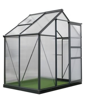 
Klassiek kasontwerp, innovatieve materialen - de Florakas van Westmann scoort door zijn hoogwaardige constructie, robuust funderingsframe en hoog bedieningscomfort.Het frame van de tijdloze kas is gemaakt van duurzaam en roestbestendig aluminium. Voor het dak en de zijpanelen van de kas zijn 4 mm polycarbonaat dubbelwandige platen gebruikt - de panelen zorgen voor een optimale isolatie en bevorderen ideale lichtomstandigheden in de kas. Het meegeleverde dakraam zorgt voor extra ventilatie en een betere luchtcirculatie in uw kas. De constructie van de kas is uiterst eenvoudig: de profielen en verbindingen worden in elkaar gestoken en aan elkaar geschroefd. Het hoogtepunt: de zij- en dakpanelen worden eenvoudig in de profielen geschoven en zijn daardoor wind- en weerbestendig. Transformeer uw tuin in een productieve ruimte met de Florakas van Westmann!Stijlvol, duurzaam en zeer nuttig: de ultramoderne kas biedt u deze drie belangrijke voordelen. 1. Het gehele frame is gemaakt van duurzaam en roestbestendig aluminium, dat absoluut roestvrij blijft en aanzienlijk langer meegaat in vergelijking met conventionele aluminium profielen. 2. Het dak en de zijpanelen van de kas zijn gemaakt van 4 mm dikke dubbelwandige panelen en zorgen voor een hoge thermische isolatie en 100% UV-bescherming. 3. Het meegeleverde dakraam zorgt voor extra ventilatie en luchtcirculatie in uw kas. Dankzij de te installeren automatische opener kunt u zonder enige moeite de opening van het dakraam beïnvloeden. Hierdoor hoef je alleen de sterkte van de opener aan te passen, deze opent en sluit automatisch afhankelijk van de kookstand. Hiervoor heb je geen elektriciteit nodig. MontageDe kas wordt gemonteerd met behulp van eenvoudig beschreven montage-instructies. De profielen en verbindingen worden eenvoudig in elkaar gestoken en aan elkaar geschroefd. Zij- en dakpanelen worden eenvoudig in de profielen geschoven. Dit betekent dat de panelen ook bij winderig weer stevig in de profielen zitten. Om een ​​stevige ondergrond te garanderen, raden wij aan om het funderingsframe met schroeven en pluggen in de grond te verankeren op een bestaande fundering of op een weiland met stormankers. InbegrepenMateriaal zijplaten: PolycarbonaatFrame: Aluminium1 dakraam Soepel lopende schuifdeurDuurzaam en corrosiebestendig aluminiumDuurzamer vergeleken met traditionele profielenEenvoudig schroeven van profielen en verbindingenFunderingsframe Regengoot aan beide zijden SchuifdeurMerk: WestmannBreedte: 189 cmBreedte: 2,5 cmGewicht: 28 kgKleur: Antraciet  - Afmeting: - Kleur: Grijs - Materiaal: Kunststof