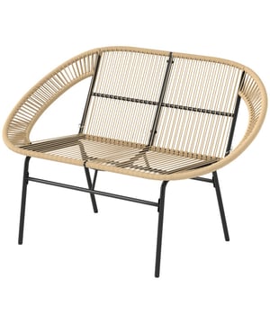 
Deze tuinbank van Outsunny is de beste keuze voor u en uw familie. De stoel is gemaakt van een stalen frame met een poedercoating en is bedekt met weerbestendig, handgeweven PE-rattan.. Een comfortabele stoel voor elke buitenruimte.Patio-Sofa: Uitstekend geschikt voor het terras of balkon, deze balkonstoel is compact maar biedt toch ruimte voor twee zitplaatsen.Comfortabel zitten: De rotan vrijetijdsstoel heeft gebogen armleuningen en een hoge rugleuning om het lichaam te ondersteunen tijdens ontspanning buitenshuis.Gemakkelijk te monteren: De 2-zitsbank wordt geleverd met alle benodigde accessoires en een eenvoudige handleiding. Volg de montage-instructies voor een snelle installatie.Geschikt voor buitengebruik: Onze tuinbank van handgevlochten PE-rattan biedt de charme van klassiek vlechtwerk en is tegelijkertijd waterbestendig. Versterkt met een stevig stalen frame, kan hij tot 260 kg dragen.Draagvermogen: 260 kgTechnische specificaties: Kleur: Kaki Bruin Materiaal: Staal, PE-rattan Totale afmetingen: 126L x 72B x 83H cm Zitafmetingen: 90L x 47B cm Zithoogte (zonder kussen): 44 cm Gewichtscapaciteit: 260 kg - Afmeting: - Kleur: Bruin - Materiaal: Staal