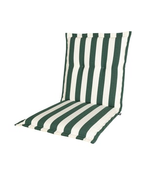 
Kopu Mila komt uit de gestreepte serie van het merk Kopu. Het prachtige groen met witte strepen dessin zorgt voor het ultieme zomergevoel. De combinatie van dit schuim met deze Cerdalon® stoffen is uniek in 'tuinkussenland'. Het schuim op het zit gedeelte is steviger dan die op de rug, waardoor het kussen veel langer in vorm blijft.Materiaal Kopu® tuinkussensDe stoffen zijn van Cerdalon® en afgewerkt met een Teflonlaag. Deze laag is aangebracht om het kussen een bescherming te bieden voor een eerste regenbui. Het schuim dat wordt gebruikt is van een hoge kwaliteit en zorgt voor een stevige zit. Ook na verloop van tijd zit u nog altijd comfortabel op dit kussen. De zitting heeft ook geen captionering, ofwel geen 'knopen' om het comfort te verbeteren. De stof is gemaakt van 100% Cerdalon®. Eigenschappen van Cerdalon® zijn: zeer kleurecht, een grote slijtweerstand en het voelt zacht aan. De Cerdalon® stoffen die gebruikt worden voor de kussens van het merk Kopu® zijn afgewerkt met een Teflon laag. Hierdoor zijn de kussens vuil - en waterafstotend. U kunt, geheel vrijblijvend, een stofstaal opvragen van dit kussen.EigenschappenMerk: KopuKleur: Forest GreenType: Lage rugSerie: MilaMateriaal: 100% Cerdalon®Afmeting: 100 x 50 cmAfwerking: VolantBevestiging: 2 Schuine bandjesDikte: 7 cmGecapitonneerd: JaInhoud: 1 tuinkussen - Afmeting: 100x50 - Kleur: Groen - Materiaal: Acryl
