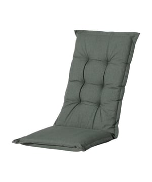 
Wilt u een nieuw tuinkussen voor uw houten, stalen of kunststof tuinstoel met lage rug? Geef uw tuinstoel dan meer comfort en uitstraling met de dikke lage rug van Madison. Het kussen is perfect voor uw stoel met verstelbare rugleuning. Voorzien van een verstelbare band aan de achterkant en touwtjes, blijft het kussen laag goed in de stoel zitten. De Oxford serie bestaat uit robuustere uni dessins. Het dessin zit als het gaat om uitstraling een beetje tussen de rib en panama serie in. De Oxford serie is tijdloze uni die lang meegaat. Het kussen is gemaakt van 50% katoen, 45% polyester en 5% gerecyclede stoffen. Dit zorgt ervoor dat het kussen sterker is dan katoen en daarbij beter zijn kleur behoudt. Hier hebben wij een waterafstotende PA coating aan toegevoegd, samen met een dunne plastic laag onder de stof creëren wij zo de beste outdoor kwaliteit. Daarbij is het tuinkussen met lage rug voorzien van ingenaaide knopen en een volant voor de 'Finishing Touch'. Zo maakt het kussen van Madison jouw tuin helemaal jouw tuin. - Afmeting: 105x50 - Kleur: Groen - Materiaal: Katoen