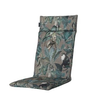 
Een tuinkussen nodig voor uw houten, stalen of kunststof tuinstoel? Geef uw tuinstoel dan meer comfort en uitstraling met het nieuwe type hoge rug van Madison. Ondanks dat het kussen dunner is geworden heeft het nog steeds de kwaliteit en kracht van een dik, luxe kussen. Het model is perfect voor uw stoel met verstelbare rugleuning. Voorzien van een verstelbare band aan de achterkant en touwtjes, blijft het kussen hoog goed in de stoel zitten. Living plaid 180x68 FlorisDaarbij is aan ons nieuwe soort tuinkussen een moderne draai gegeven. We hebben de hoofdsteun een extra keer doorgenaaid, het kussen voorzien van een luxe piping en het oppervlak egaal gehouden door er geen knopen in te naaien. Zo is uw tuin helemaal van deze tijd. - Afmeting: 120x50 - Kleur: Grijs - Materiaal: Katoen