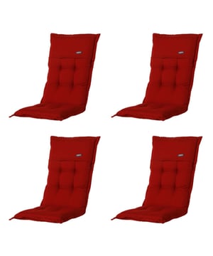 
Wilt u een nieuw tuinkussen voor uw houten, stalen of kunststof tuinstoel met lage rug? Geef uw tuinstoel dan meer comfort en uitstraling met de dikke lage rug van Madison. Het kussen is perfect voor uw stoel met verstelbare rugleuning. Voorzien van een verstelbare band aan de achterkant en touwtjes, blijft het kussen laag goed in de stoel zitten. De kleur Rib red is een traditionele geweven stof. Het dessin is jarenlang goed en gangbaar met alle trends. Daardoor is het dessin goed als basis te gebruiken bij uw kleurencombinatie. Het kussen is gemaakt van 100% Dralon, dit geeft het kussen een luxe uitstraling en maakt het duurzamer dan elk ander kussen. Hierbij is de stof zeer kleurvast en ook nog eens onderhoudsvriendelijk. Daarbij is het tuinkussen met lage rug voorzien van ingenaaide knopen en een volant voor de 'Finishing Touch'. Zo maakt het kussen van Madison jouw tuin helemaal jouw tuin. - Afmeting: 105x50 - Kleur: Rood - Materiaal: Katoen