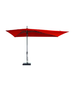 
Deze prachtige MadisonParasol Asymmetric Sideways Brick Red is een echte eyecatcher voor in iedere tuin. Naast dat de parasol voor bescherming biedt voor regen en zonnestralen, zorgt het trendy design ook nog is voor een stijlvolle toevoeging aan uw tuin of balkon. De Madison Parasol Asymmetric Sideways Brick Red is gemaakt van kwalitatief sterk 100% Polyester en is weersbestendig. De producten van Madison worden voornamelijk geproduceerd in Nederland en worden gemaakt van enkel hoogwaardige materialen. Heeft u vragen over de parasol? Neem dan contact met ons op. Wij helpen u graag verder. - Afmeting: - Kleur: Rood - Materiaal: Polyester