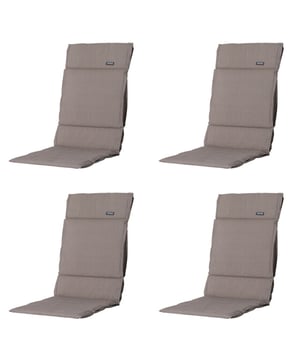 
Madison Tuinkussens – Set van 4 | Comfort en Stijl voor jouw TuinGeef je tuinmeubelen een stijlvolle en comfortabele upgrade met deze set van 4 Madison tuinkussens. Madison, een gerenommeerd Nederlands merk, staat bekend om hoogwaardige kussens die zowel comfort als duurzaamheid bieden.Deze kussens zijn gemaakt van kwalitatieve materialen die bestand zijn tegen verschillende weersomstandigheden. De zachte, goed gevulde vulling zorgt voor optimaal zitcomfort, terwijl de stevige stof langdurig mooi blijft. Dankzij de neutrale en tijdloze ontwerpen passen deze tuinkussens perfect bij verschillende tuinsets en stijlen.Voordelen van de Madison tuinkussens: Set van 4 – ideaal voor complete tuinsets Hoogwaardige materialen en uitstekende afwerking Comfortabele vulling voor extra zitgemak Duurzaam en weerbestendig Geschikt voor diverse buitenmeubelenCreëer een sfeervolle en comfortabele buitenruimte met de tuinkussens van Madison! - Afmeting: Ca. 125x50 cm - Kleur: Taupe - Materiaal: Katoen