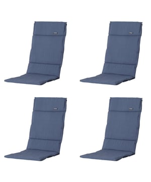 
Madison Tuinkussens – Set van 4 | Comfort en Stijl voor jouw TuinGeef je tuinmeubelen een stijlvolle en comfortabele upgrade met deze set van 4 Madison tuinkussens. Madison, een gerenommeerd Nederlands merk, staat bekend om hoogwaardige kussens die zowel comfort als duurzaamheid bieden.Deze kussens zijn gemaakt van kwalitatieve materialen die bestand zijn tegen verschillende weersomstandigheden. De zachte, goed gevulde vulling zorgt voor optimaal zitcomfort, terwijl de stevige stof langdurig mooi blijft. Dankzij de neutrale en tijdloze ontwerpen passen deze tuinkussens perfect bij verschillende tuinsets en stijlen.Voordelen van de Madison tuinkussens: Set van 4 – ideaal voor complete tuinsets Hoogwaardige materialen en uitstekende afwerking Comfortabele vulling voor extra zitgemak Duurzaam en weerbestendig Geschikt voor diverse buitenmeubelenCreëer een sfeervolle en comfortabele buitenruimte met de tuinkussens van Madison! - Afmeting: Ca. 125x50 cm - Kleur: Blauw - Materiaal: Katoen
