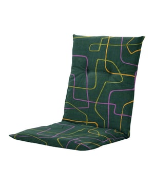 
Wilt u een nieuw tuinkussen voor uw houten, stalen of kunststof tuinstoel met lage rug? Geef uw tuinstoel dan meer comfort en uitstraling met de lage rug van Madison. Het kussen is perfect voor uw stoel met verstelbare rugleuning. Voorzien van een verstelbare band aan de achterkant en touwtjes, blijft het kussen laag goed in de stoel zitten. Het kussen is gemaakt van 50% katoen en 50% polyester, deze stofsoort geeft het kussen het zachte gevoel van katoen, met de kracht van polyester.Daarbij is het tuinkussen met lage rug voorzien van ingenaaide knopen en een volant voor de ‘finishing Touch’. Zo maakt het kussen van Madison jouw tuin helemaal jouw tuin. - Afmeting: 105x50 - Kleur: Groen - Materiaal: Polyester