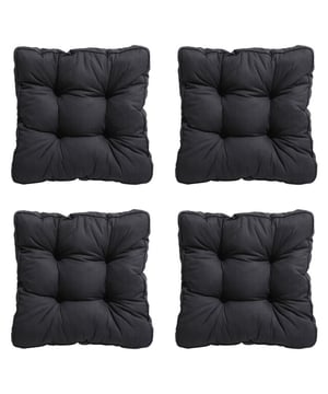 
Madison Tuinkussens – Set van 4 | Comfort en Stijl voor jouw TuinGeef je tuinmeubelen een stijlvolle en comfortabele upgrade met deze set van 4 Madison tuinkussens. Madison, een gerenommeerd Nederlands merk, staat bekend om hoogwaardige kussens die zowel comfort als duurzaamheid bieden.Deze kussens zijn gemaakt van kwalitatieve materialen die bestand zijn tegen verschillende weersomstandigheden. De zachte, goed gevulde vulling zorgt voor optimaal zitcomfort, terwijl de stevige stof langdurig mooi blijft. Dankzij de neutrale en tijdloze ontwerpen passen deze tuinkussens perfect bij verschillende tuinsets en stijlen.Voordelen van de Madison tuinkussens: Set van 4 – ideaal voor complete tuinsets Hoogwaardige materialen en uitstekende afwerking Comfortabele vulling voor extra zitgemak Duurzaam en weerbestendig Geschikt voor diverse buitenmeubelenCreëer een sfeervolle en comfortabele buitenruimte met de tuinkussens van Madison! - Afmeting: Ca. 47x47 cm - Kleur: Zwart - Materiaal: Katoen