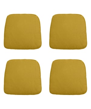 
Madison Tuinkussens – Set van 4 | Comfort en Stijl voor jouw TuinGeef je tuinmeubelen een stijlvolle en comfortabele upgrade met deze set van 4 Madison tuinkussens. Madison, een gerenommeerd Nederlands merk, staat bekend om hoogwaardige kussens die zowel comfort als duurzaamheid bieden.Deze kussens zijn gemaakt van kwalitatieve materialen die bestand zijn tegen verschillende weersomstandigheden. De zachte, goed gevulde vulling zorgt voor optimaal zitcomfort, terwijl de stevige stof langdurig mooi blijft. Dankzij de neutrale en tijdloze ontwerpen passen deze tuinkussens perfect bij verschillende tuinsets en stijlen.Voordelen van de Madison tuinkussens: Set van 4 – ideaal voor complete tuinsets Hoogwaardige materialen en uitstekende afwerking Comfortabele vulling voor extra zitgemak Duurzaam en weerbestendig Geschikt voor diverse buitenmeubelenCreëer een sfeervolle en comfortabele buitenruimte met de tuinkussens van Madison! - Afmeting: Ca. 48x48 cm - Kleur: Geel - Materiaal: Katoen
