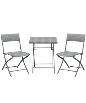 
Ontdek de ultieme ontspanning op uw eigen balkon met de Outsunny Balkonmeubel 3-delige set. Perfect ontworpen voor kleine buitenruimtes, biedt dit stijlvolle en functionele meubelstuk alles wat u nodig hebt om te genieten van zonnige dagen en zwoele avonden. Deze set bestaat uit een elegant bistrotafeltje en twee comfortabele stoelen. Het frame is vervaardigd uit hoogwaardig staal, bedekt met een weerbestendige poedercoating die roestvorming voorkomt en zorgt voor een lange levensduur. De stoelen zijn bekleed met duurzaam polyester dat zowel comfort als stijl biedt. Het slimme ontwerp van deze set zorgt ervoor dat u in een mum van tijd een gezellige hoek creëert voor ontbijt of avonden met een glas wijn. De set is niet alleen functioneel maar ook esthetisch aantrekkelijk, passend in elke buitenomgeving. De lichtgewicht constructie maakt verplaatsen eenvoudig en de compacte opbergbare aard van de set maakt het ideaal voor kleinere ruimtes. De bijgeleverde tafel biedt voldoende ruimte voor drankjes, boeken en meer. Dankzij de weerbestendige materialen zijn de meubels eenvoudig te reinigen en onderhoudsarm, wat perfect is voor mensen met een druk levensschema. Creëer een unieke buitenervaring die uitnodigt tot relaxen en genieten met de Outsunny Balkonmeubel 3-delige set.Voordelen:Weerbestendige materiaalkeuze voor duurzaamheidCompact design voor eenvoudige opbergingElegante esthetiek die elke ruimte complimenteertOnderhoudsvriendelijke materialenMakkelijk te reinigen dankzij polyester bekledingSnelle montage zonder gedoe Materiaal: ijzer, PE polyrotan Kleur grijs Afmetingen tafel: 60L x 60B x 72H cm Afmetingen stoel: 60L x 47B x 83,5H cm Zitting: 42B x 41D cm zithoogte: 47 cm Maximale belasting stoel: 120 kg max. tafelbelasting: 50 kgbalkonset|tuinmeubelen|weerbestendig|compact|stijlvol - Afmeting: - Kleur: Grijs - Materiaal: Rattan