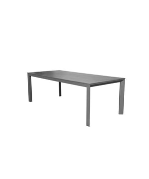 
Laat je tuin of balkon stralen met de tuinmeubels van SenS-Line. Het is weer tijd om massaal van de buitenlucht te genieten. En wat is nou een betere plek om dit te doen dan in je eigen tuin. Breng stijl en comfort naar je buitenruimte met onze onweerstaanbare collectie tuinmeubels. Of je nu kiest voor een gezellige loungeset, een picknicktafel voor kinderen of een elegant bistrosetje, wij hebben alles om van je tuin een plek te maken waar ontspanning en plezier hand in hand gaan.Belangrijkste informatie over het artikel: - Aluminium frame met poedercoating- HPL donkergrijs tafelblad- Afmeting: 220x100cm  - Afmeting: - Kleur: Grijs - Materiaal: Kunststof