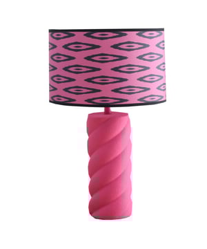 
CANDYLICIOUS!- This stylish table lamp looks just like a piece of candy. This coloured tablelamp has a beautiful twisted shape and will bring some playfulness into your interior. Choose a ledlight of 2 Watt for a soft ambiance and 4 watt if you like to use it as a reading lamp. Important features:- Made of ceramics- Including a wire with on/off switch- Lightbulb and lampshade are not included- E27 fitting - Size lamp: 12x12x28cm- Size wire: 1 meterStyling tip: Give this playfull tablelamp some spotlight by placing it on a pile of books. Merk: Table Lamp - Ceramics - Neon Pink - E27- 12x12x28cm