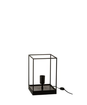 
Lamp 1 Lamp Rectangular Frame Metal Black Small Width20Height30.5Length20Weight1.56 kgCollectionZomer 2020Colour BlackMaterial compositionIron(100%)SocketE27Max Wattage25.0Cable Length185.0 Materiaal: