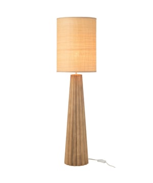 
Table Lamp Umbrella Ailanthus Wood Natural Large Width25Height100Length25Weight2.5 kgCollectionWinter 2024Colour NaturalMaterial compositionGrass(45%),electrical parts(5%),ailanthus wood(50%)Mounting requiredYesSocketE27Max Wattage40.0Cable Length210.0 Materiaal: