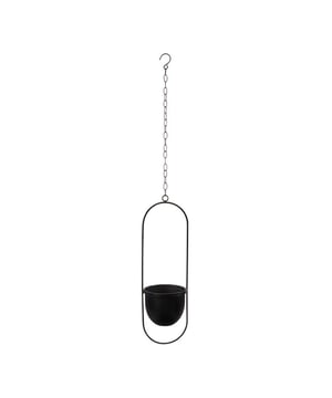 
Een stijlvolle hangende bloempot voor uw mooie bloemen Bent u op zoek naar een hangende bloempot als perfecte moderne accessoire voor uw binnen- of buitenruimte? Dan is deze stijlvolle bloempot wellicht iets voor u. Het frame is gemaakt van metaal en heeft een kettinghouder en een haak om op te hangen. Deze hangende bloempot zorgt voor een minimalistische maar elegante uitstraling in uw huis. Een echte blikvanger met een speelse uitstraling die de schoonheid van elke woninginrichting zal versterken. Waar ga jij deze prachtige bloempot ophangen?  Productspecificaties Merk: QUVIO Materiaal: Metaal Kleur: Zwart Diameter binnenpot: 15 cm Inhoud: 1,5 liter Voor binnen en buiten Met kettinghouder en metalen haak om op te hangen Afmetingen pot: 15 x 16 x 50 cm (lxbxh) Gewicht: 700 gram  Gemaakt om lang van te genieten! Gemaakt van stevig metaal, is deze bloempot duurzaam en bestand tegen zowel binnen- als buitengebruik. Met een diameter van 15 cm en een inhoud van 1,5 liter biedt deze pot daarmee voldoende ruimte voor een mooie plant of bloem. Door het veelzijdige ontwerp is hij geschikt voor zowel binnen- als buitengebruik. U kunt hem gebruiken om uw woonkamer of balkon te verfraaien en uw planten te zien groeien en bloeien.  Veelzijdig ontwerp en gemakkelijk op te hangen Of u nu uw inrichting wil verbeteren of een vleugje natuur in uw huis wil brengen, deze hangende metalen bloempot is de perfecte keuze. Het metalen frame van de pot meet 15 x 16 x 50 cm (lxbxh) en weegt slechts 700 gram, waardoor hij gemakkelijk op te hangen en te verplaatsen is. Waar wil je deze mooie bloempot ophangen? Deze hangende bloempot is overal in huis geschikt en zorgt voor een prachtige sfeer. Dankzij de metalen kettinghouder en de haak is hij gemakkelijk op te hangen. Zoek een mooie plek voor deze hangende bloempot. Gebruik een haak aan het plafond of een stang om deze bloempot op te hangen zodat het een echte eyecatcher wordt.Materiaal: MetaalKleur: GoudAfmetingen: Hoogte: 50CM x breedte: 16CM x Lengte: 15CM