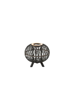 
Lantern Ball On Foot Bamboo Black/Natural Small Width33Height32Length33Weight0.65 kgCollectionZomer 2021Colour Black Materiaal: