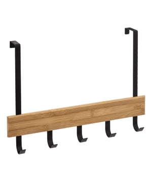 
Metalen deurkapstok met 5 haken. Het product kan aan de kastdeur worden opgehangen, waardoor het zeer functioneel is. Het is perfect voor zowel de badkamer om handdoeken of badjas op te hangen. De hanger is perfect geschikt voor in de badkamer of slaapkamer, waar je altijd extra ruimte nodig hebt voor badjassen of handdoeken. U hoeft zich geen zorgen te maken over het gebrek aan vrije ruimte in de kast, hang gewoon de praktische kledinghanger op om extra ruimte te bieden voor uw gasten. Het product neemt niet veel ruimte in, waardoor het ideaal is voor kleine ruimtes. Een groot pluspunt is de montage, die uiterst eenvoudig is en je het zelf zonder moeite kunt doen.Bovendien hoeft de hanger geen groot aantal gaten te boren om op te hangen, wat erg praktisch is vanuit het oogpunt van mensen die appartementen huren. Het is ook gemakkelijk om het van de ene plaats naar de andere te verplaatsen, waar u het meer nodig heeft. ProducteigenschappenDeurhanger met 5 hakenKapstok is gemaakt van metaal met bamboe knoppenBiedt extra ruimte voor handdoek, kleding of badjasAfmeting 40x29x3 cmAfmeting deurdikte 2 cm - Afmeting: - Kleur: Zwart - Materiaal: Bamboe