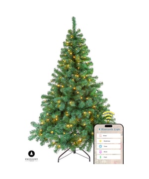 
De Excellent Trees® LED Stavanger kunstkerstboom 120 cm met verlichting heeft een mooie uitstraling door zijn vorm en heeft zachte dennennaalden wat hem een echte uitstraling geeft. De boom is 120 cm hoog en heeft een diameter van 70 cm. Zodra deze kerstboom staat, geeft het direct het ultieme kerstgevoel. De energiezuinige LED lampjes in de boom geven een prettig warm wit licht. Zo wordt de gehele ruimte direct sfeervol verlicht. De boom is mooi vol en heeft nog voldoende ruimte over voor versiering zodat de kerstboom compleet gedecoreerd kan worden. De naalden zijn opgebouwd uit 2 kleurtinten wat een mooie uitstraling geeft.De kunstkerstboom is gemaakt van hoogwaardig PVC materiaal en zorgt ervoor dat de boom er vol uitziet. De zijtakken zijn afgewerkt met een recht uiteinde en de bruine nerf zorgt voor een natuurlijk effect. De boom ziet er door al deze extra aandachtspunten mooi vol en exclusief uit. De boom heeft een luxe metalen voet die door middel van 1 schroef vast te zetten is. Hij is tevens voorzien van antislip rubberen noppen zodat de boom stevig en goed in balans staat. De kunstkerstboom heeft een paraplu constructie waardoor hij gemakkelijk in gebruik is. De 2 verschillende onderdelen moeten enkel op elkaar gezet worden en de takken dienen nog uitgevouwen te worden zodat de kunstkerstboom de perfecte look krijgt. Verlichting kunstkerstboom: De LED verlichting geeft een mooi warm licht. Het zijn 160 lampjes welke netjes in de boom zijn verwerkt. Aansluitsnoer is 5 meter lang en groen van kleur. Eigenschappen Excellent Trees® Stavanger verlichte kunstkerstboom 120 cmKleur: groenHoogte boom: 120 cmDiameter boom: 70 cmAantal takken: 214 takkenInclusief verlichting: jaAantal lampen: 160 LED lampenInclusief sneeuw: neeInclusief versiering: neeMateriaal: hoogwaardig PVC materiaalLos te koop: Bijpassende opbergtas: EAN: 8719323085176 - Excellent Trees Stevige Kerstboom Opbergtas met rits - 120x33x48 cmAdviesKunstkerstbomen bestaan meestal uit 2 of 3 delen, dit is afhankelijk van de hoogte van de kerstboom. Om de kerstboom een zo natuurlijk mogelijke look te geven begint u met de takken van het onderste deel uit te vouwen. Begin altijd vanuit de stam naar buiten te werken, vouw hierbij takje voor takje uit. Probeer de onderkant van de takken zo plat mogelijk te laten. Een echte boom heeft namelijk ook platte takken. De onderste takken kunt u naar beneden buigen zodat de standaard minder zichtbaar blijft. Vouw op deze manier alle takken van onder naar boven in het juiste model zodat er geen open ruimtes meer zichtbaar zijn. Hoe meer takken de kerstboom heeft des te voller deze wordt.Levering De kerstboom wordt geleverd in een doos zodat hij na de feestdagen gemakkelijk op te bergen is. GarantieBij de Excellent Trees® LED Stavanger verlichte kunstkerstboom 120 cm zit 2 jaar garantie en kun je jarenlang genieten van deze prachtige boom die als ware eyecatcher geen enkel jaar mag ontbreken tijdens de feestdagen. - Afmeting: 120 cm - Kleur: Groen - Materiaal: PVC