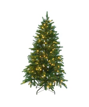 
De Excellent Trees® LED Falun kunstkerstboom 150 cm met 190 LED lampjes heeft een mooie uitstraling. Hij krijgt door een combinatie van harde en zachte dennennaalden een natuurlijk effect. De boom is 150 cm hoog en heeft een diameter van 102 cm. Verlichting kunstkerstboom: De kerstboom is voorzien van 190 LED lampjes die al verwerkt zijn in de takken. De LED verlichting geeft een mooi warm licht. Het aansluitsnoer is 5 meter lang en groen van kleur. De boom krijgt door al deze extra aandachtspunten een exclusieve uitstraling.Materiaal kunstkerstboomDoor te werken met de combinatie van PE en PVC zorgen de binnenste takken ervoor dat de boom er dicht en vol uitziet. De buitenste takken zijn van PE, hierdoor is de boom niet van echt te onderscheiden. De zijtakken zijn afgewerkt met een rond uiteinde en een bruine nerf zodat het een natuurlijke uitstraling heeft. De boom heeft een luxe metalen voet die door middel van 1 schroef vast te zetten is. Hij is tevens voorzien van antislip rubberen noppen zodat de boom stevig en goed in balans staat. De naalden zijn voor een groot deel gemaakt in een mal en niet alleen gemaakt van PVC. Hierdoor krijg je mooie en stevige takken en naalden die waarheidsgetrouw zijn.Eigenschappen Excellent Trees® Falun verlichte kunstkerstboom 150 cmInhoud: 1 kunstkerstboom met luxe metalen voet Kleur: groenHoogte boom: 150 cmDiameter boom: 102 cmAantal takken: 1065 takkenInclusief verlichting: ja Aantal lampjes: 190 LED lampjesInclusief sneeuw: nee Inclusief versiering: nee Materiaal: PVC/PE Aansluitsnoer: 5 meterAdviesKunstkerstbomen bestaan meestal uit 2 of 3 delen, dit is afhankelijk van de hoogte van de kerstboom. Om de kerstboom een zo natuurlijk mogelijke look te geven begint u met de takken van het onderste deel uit te vouwen. Begin altijd vanuit de stam naar buiten te werken, vouw hierbij takje voor takje uit. Probeer de onderkant van de takken zo plat mogelijk te laten. Een echte boom heeft namelijk ook platte takken. De onderste takken kunt u naar beneden buigen zodat de standaard minder zichtbaar blijft. Vouw op deze manier alle takken van onder naar boven in het juiste model zodat er geen open ruimtes meer zichtbaar zijn. Hoe meer takken de kerstboom heeft des te voller deze wordt.Levering De kerstboom wordt geleverd in een stevige doos met handvat zodat hij na de feestdagen gemakkelijk op te bergen is. GarantieBij de Excellent Trees® LED Falun kunstkerstboom 150 cm zit 2 jaar garantie en kun je jarenlang genieten van deze prachtige boom die als ware eyecatcher geen enkel jaar mag ontbreken tijdens de feestdagen. - Afmeting: 150 cm - Kleur: Groen - Materiaal: Polyetheen