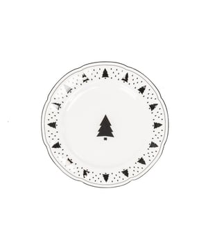 
STOP BORING TABLEWARE - Boring tableware must be stopped! We present to you our black and white Christmas tableware collection, so you can style your Xmas dinnertable fabulous. From now on you can eat from this hip and stylish New Bone China Xmas tableware. The fun part is: you can mix and match our tableware all together!Important features:- Made of New Bone China- Size: 19,5x19,5x1,2cmStyling tip: Mix and match different designs and patterns and you will create a hip and happening tablesetting! Merk: Plate - Xmas Tree - Newbone China - 19,5x19,5x1,2cm