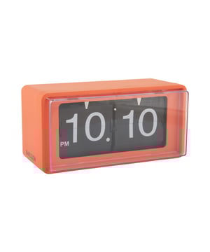 
Retro Boxed Flip – compact en stoer met een retro touchDe Retro Boxed Flip klok van Karlsson is een stijlvolle blikvanger met een stevig en compact design. Het iconische flip-mechanisme geeft hem een authentieke retro uitstraling, perfect voor liefhebbers van vintage design. Geschikt als wand- of tafelklok. - Afmeting: 20x10x10 - Kleur: Oranje - Materiaal: Kunststof