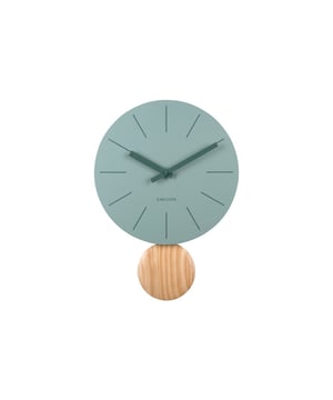 
De Arlo wandklok van Karlsson heeft alles in huis om jouw wand niet alleen van de tijd, maar ook van veel stijl te voorzien. Het design van ontwerper MacSorley is Scandinavisch strak, met een houten pendule. De Arlo wandklok van Karlsson vrolijkt elk leeg plekje aan de muur op! - Afmeting: 41x30x30cm - Kleur: Groen - Materiaal: Metaal