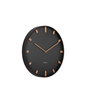 
De Grace wandklok van Karlsson heeft elegantie zo'n beetje uitgevonden. Met zijn metaal en subtiele houtaccenten is hij absoluut elegant te noemen. Deze klok past helemaal thuis in een Scandinavisch, minimalistisch interieur. De Grace wandklok van Karlsson is verkrijgbaar in drie kleuren, waaronder white en grayed jade. - Afmeting: 4,5x40x40cm - Kleur: Zwart - Materiaal: Metaal
