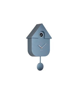 
De Modern Cuckoo wandklok van Karlsson laat precies zien hoe een klassieke klok prima in een modern jasje gehesen kan worden. Hij is dan ook niet voor niets de bestseller uit de Karlsson-collectie. Zijn ABS-behuizing en metallic frame maken hem nog een tikkie gedurfder. Waar hang jij de Modern Cuckoo van Karlsson op? - Afmeting: 8,5x21,5x41 - Kleur: Blauw - Materiaal: Kunststof