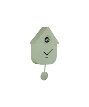 
De Modern Cuckoo wandklok van Karlsson laat precies zien hoe een klassieke klok prima in een modern jasje gehesen kan worden. Hij is dan ook niet voor niets de bestseller uit de Karlsson-collectie. Zijn ABS-behuizing en metallic frame maken hem nog een tikkie gedurfder. Waar hang jij de Modern Cuckoo van Karlsson op? - Afmeting: 8,5x21,5x41 - Kleur: Groen - Materiaal: Kunststof