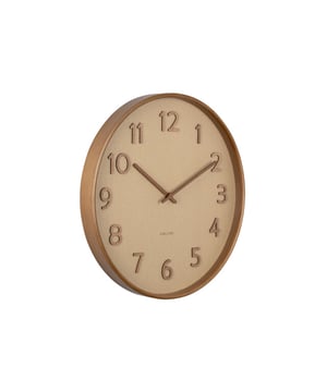 
Stipt op tijd! Met de Pure wood wandklok van Karlsson heb jij (helaas) echt geen reden meer om te laat te komen. Met zijn natuurlijke look en strakke vorm weet hij subtiel een plekje in jouw interieur te bemachtigen. - Afmeting: 4,5x40x40cm - Kleur: Bruin - Materiaal: Hout