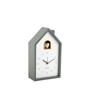 
Met de Modern Cuckoo wekker van Karlsson haal je de vogeltjes uit de tuin gewoon naar je slaapkamer. De wekker is het broertje van de populaire Modern Cuckoo wandklok. Word wakker met het geluid van het koekoekje. Nu weet je zeker dat je je nooit meer zult verslapen. De Modern Cuckoo alarmklok is net zo leuk als tafelklok, dus jij kiest waar je hem neerzet! - Afmeting: 12x12x20 - Kleur: Groen - Materiaal: Kunststof