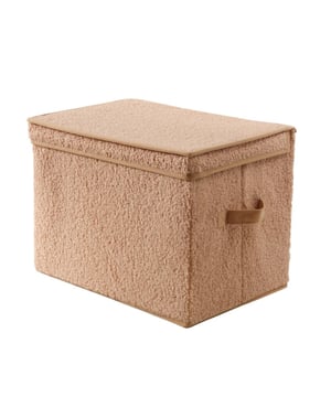 
Productkenmerken: Opvouwbare opbergdoos van bouclé-stof, volledig gevoerd met vliesstof.Productafmetingen: Lengte 40 cm x Breedte 28 cm x Hoogte 30 cm - Nettogewicht: 0,90 kg.Pakketafmetingen: Pakket nr.1: Breedte 42 cm x Hoogte 33 cm x Diepte 30 cm - Bruto gewicht: 0,94 kg. Merk: CaliCosy Kleur: Beige