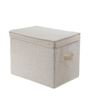 
Productkenmerken: Opvouwbare opbergdoos van bouclé-stof, volledig gevoerd met vliesstof.Productafmetingen: Lengte 40 cm x Breedte 28 cm x Hoogte 30 cm - Nettogewicht: 0,90 kg.Pakketafmetingen: Pakket nr.1: Breedte 42 cm x Hoogte 33 cm x Diepte 30 cm - Bruto gewicht: 0,94 kg. Merk: CaliCosy Kleur: Beige