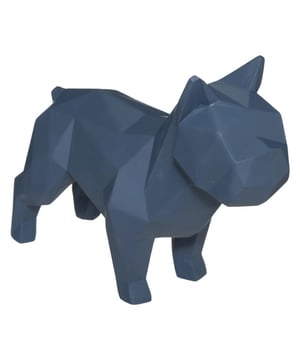 
Geef je interieur een opfrisser met de Deco object origami bulldog blauw. Het beeld in de vorm van een bulldog is een echte blikvanger en zal zeker niet onopgemerkt blijven. Tijdloze basics die passen in elk interieur en bij elke woonstijl zijn tegenwoordig niet meer weg te denken en een paar trendy blikvangers zijn daarbij essentieel om je interieur compleet te maken. Het beeld is gemaakt van polyresin en de details zijn mooi en subtiel aangebracht. MATERIAAL: Polyresin KLEUR: Blauw 24X20X27 B24,5 X L10,5 X H18,5 cm Merk: CASA DI ELTURO Materiaal: Polyresin Kleur: Blauw