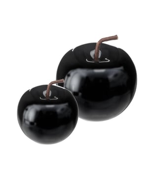 
Voeg een vleugje speelse elegantie toe aan je interieur met deze Set van 2 Deco Objecten in de vorm van appels. Met diameters van 11 cm en 6,5 cm, vormt deze set een charmante en veelzijdige toevoeging aan elke ruimte. - Tijdloze appelvorm: De deco objecten zijn subtiel vormgegeven als appels, en hun zwart kleur voegt een warm en klassiek element toe aan je interieur. Het tijdloze ontwerp maakt ze geschikt voor diverse decoratiestijlen. - Duurzaam materiaal: Vervaardigd uit hoogwaardig materiaal zijn deze objecten niet alleen stijlvol, maar ook duurzaam. Hun kwaliteit zorgt ervoor dat ze langdurig hun charme behouden en een blijvende indruk achterlaten in je decor. - Meerdere afmetingen: Met verschillende diameters van 11 cm en 6,5 cm, biedt deze set variatie in grootte. Hierdoor kun je ze op verschillende plekken in je huis plaatsen en zo diverse decoratieve arrangementen creëren. - Charmante veelzijdigheid: Of het nu op een salontafel, boekenplank of vensterbank staat, deze deco objecten voegen een charmant accent toe aan elke ruimte. Ze zijn een eenvoudige en effectieve manier om je interieur op te frissen met subtiele klasse. Kleur: Zwart Materiaal: Keramiek Afmeting: Ø 11 cm – Ø 7 cm Merk: CASA DI ELTURO Materiaal: Keramiek Kleur: Zwart