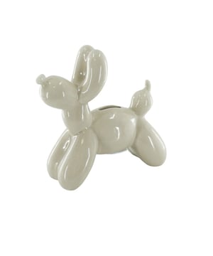 
SAVE MONEY AND MOMENTS - Are you looking for a money bank that is functional and good looking? The balloon dog money bank is the perfect styling object and gift for all ages. It is made of coloured ceramics and with the size of 17x7x17cm it fits everywhere.  Important features:- Made of ceramics- Colour: Sand- Size:17x7x17cm Styling tip: This balloon dog moneybank is the perfect gift for all ages.  Merk: Ornament- Money Bank Balloon Dog- Ceramics- Sand-17x7x17cm