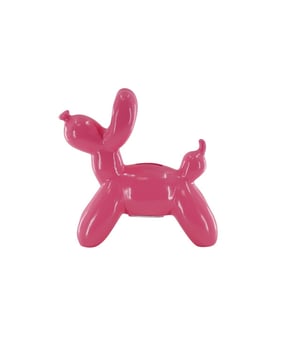 
SAVE MONEY AND MOMENTS - Are you looking for a money bank that is functional and good looking? The balloon dog money bank is the perfect styling object and gift for all ages. It is made of coloured ceramics and with the size of 17x7x17cm it fits everywhere.  Important features:- Made of ceramics- Colour: Neon Pink- Size:17x7x17cm Styling tip: This balloon dog moneybank is the perfect gift for all ages.  Merk: Ornament- Money Bank Balloon Dog- Neon Pink-17x7x17cm