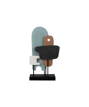
Statue Abstract Art – Kunst die spreektDit abstracte kunstwerkje van Present Time is een ware blikvanger in je interieur. De warme moderne kleuren geven de sculptuur een verfijnde uitstraling, terwijl het abstracte ontwerp zorgt voor een speelse en unieke toevoeging aan je ruimte. Een perfecte manier om je stijl te benadrukken en een statement te maken. - Afmeting: 27,5x11x49 - Kleur: Multicolor - Materiaal: Hout