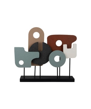 
Statue Abstract Art – Kunst die spreektDit abstracte kunstwerkje van Present Time is een ware blikvanger in je interieur. De warme moderne kleuren geven de sculptuur een verfijnde uitstraling, terwijl het abstracte ontwerp zorgt voor een speelse en unieke toevoeging aan je ruimte. Een perfecte manier om je stijl te benadrukken en een statement te maken. - Afmeting: 36x10x44,5 - Kleur: Multicolor - Materiaal: Hout